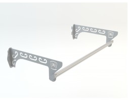 Patterned Shelf Holder, Chrome, 60cm - 90cm - 120cm